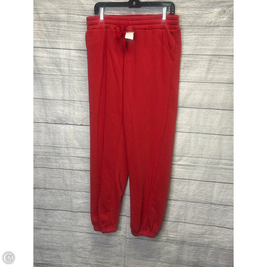 Athletic Pants By Clothes Mentor In Red, Size: Xl