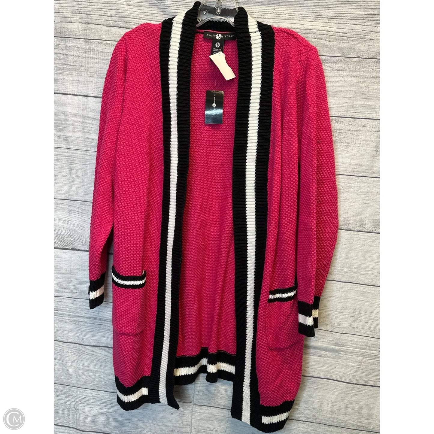 Cardigan By Ashley Stewart In Pink, Size: 10