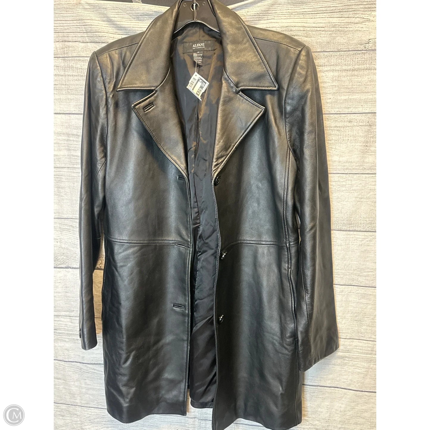 Coat Other By Alfani In Black, Size: M