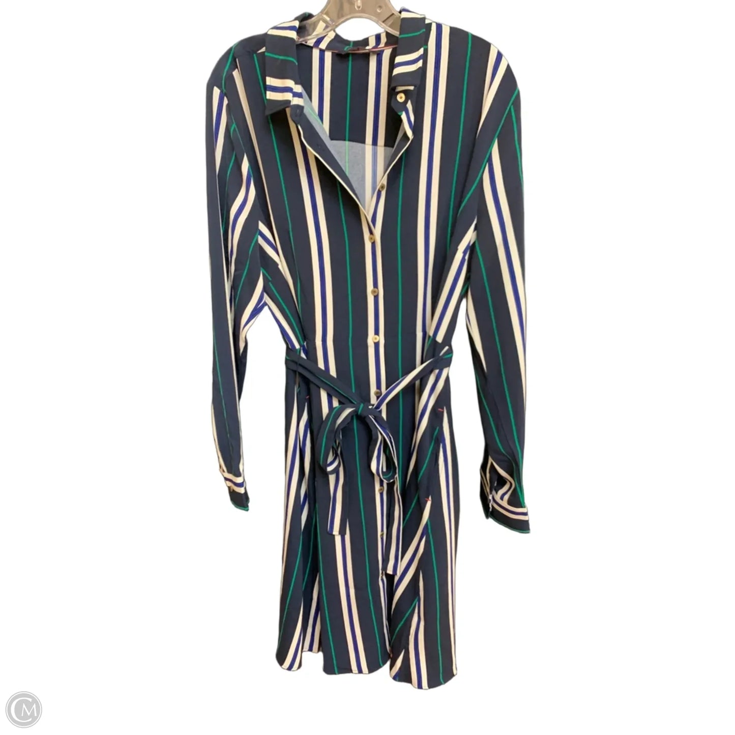 Dress Casual Midi By Tommy Hilfiger In Navy, Size: Xl