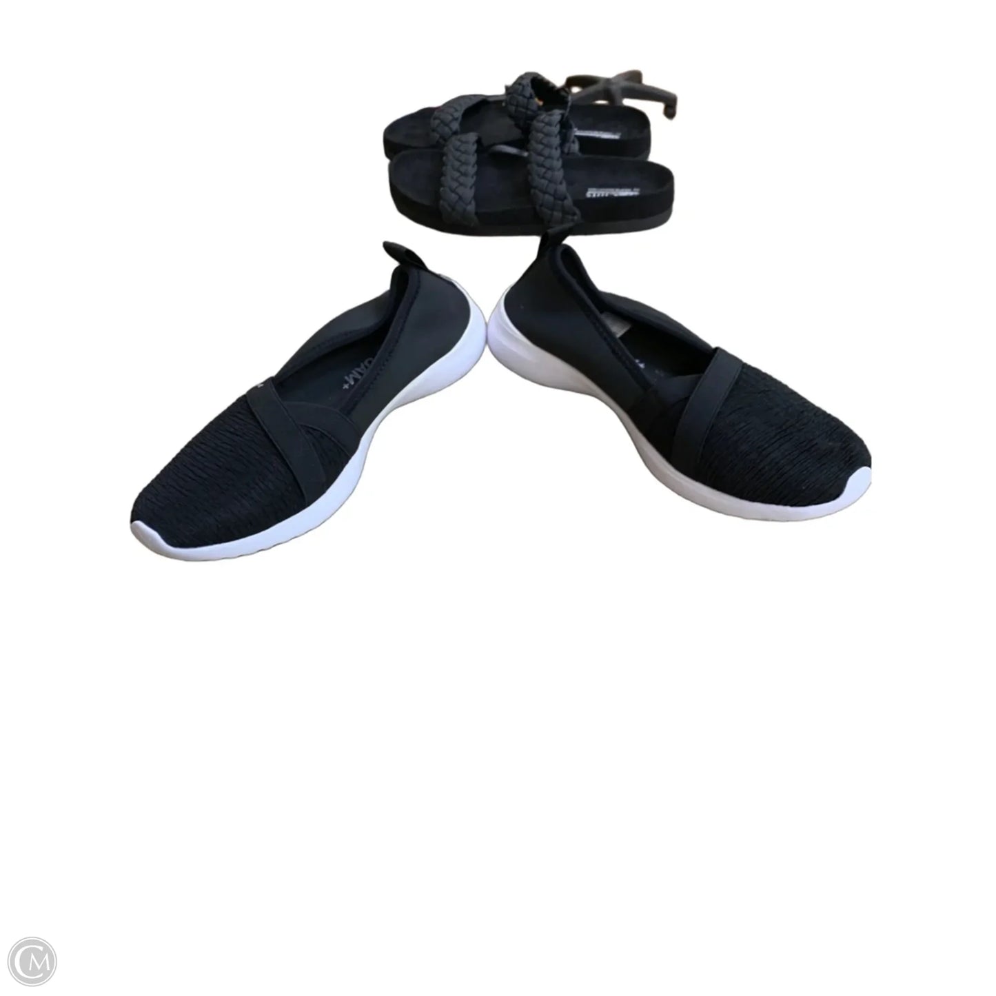 Shoes Flats By Puma In Black, Size: 10