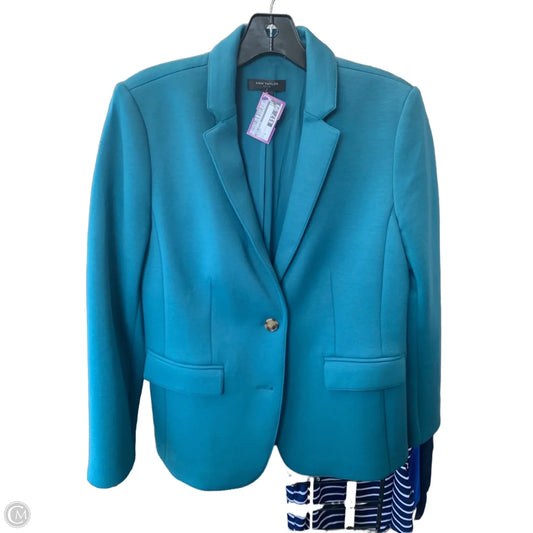 Blazer By Ann Taylor In Teal, Size: 8