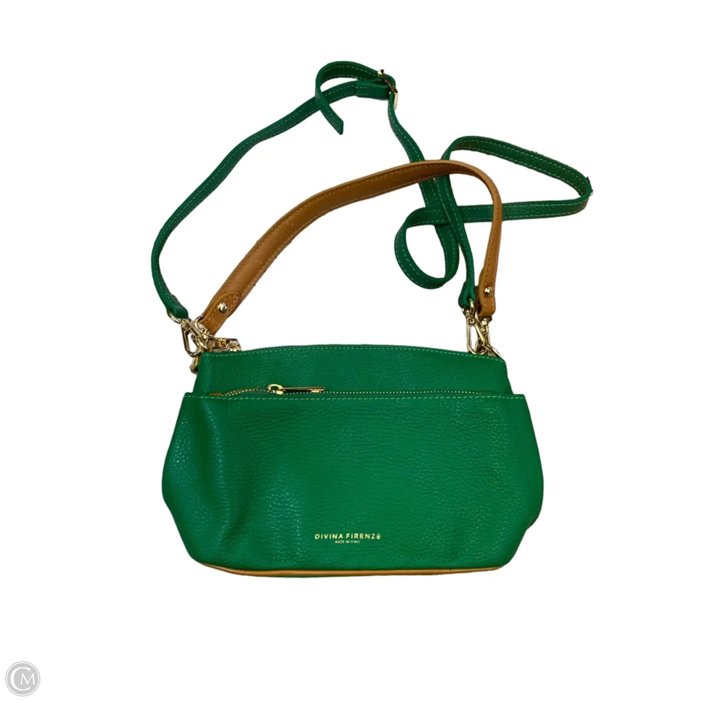 Handbag Leather By Cmf, Size: Small