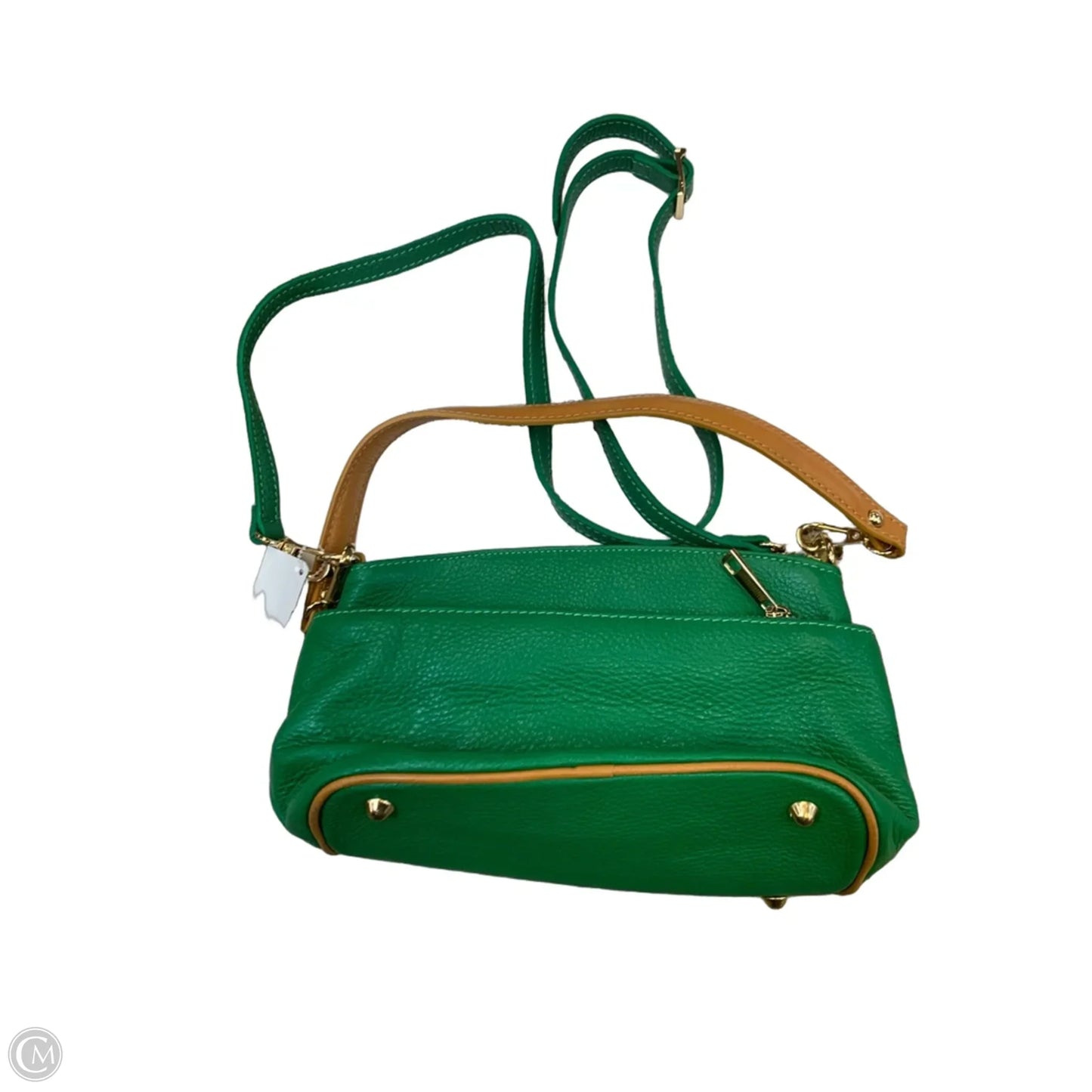 Handbag Leather By Cmf, Size: Small
