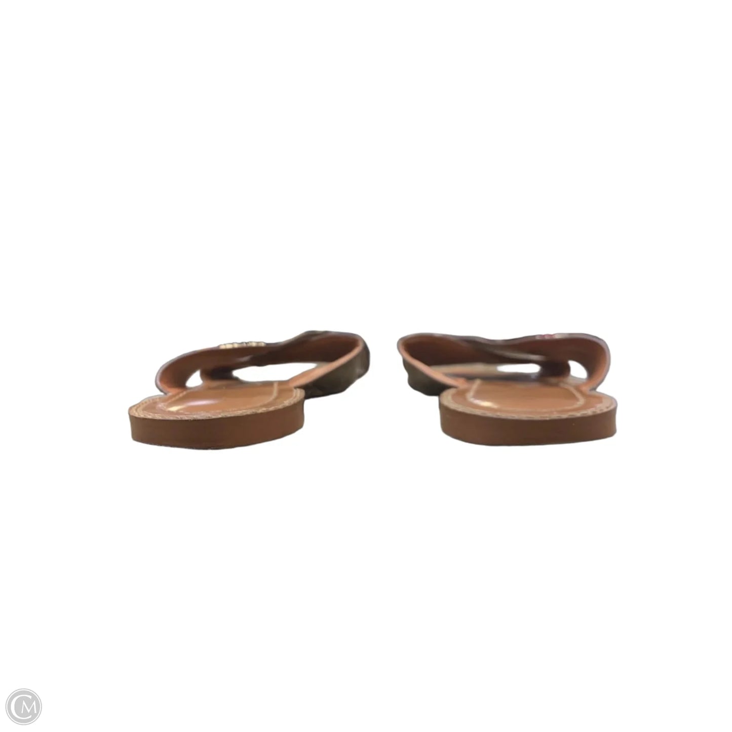 Sandals Designer By Coach In Brown, Size: 9.5