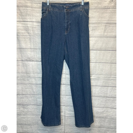 Jeans Straight By Bandolino In Blue Denim, Size: 24