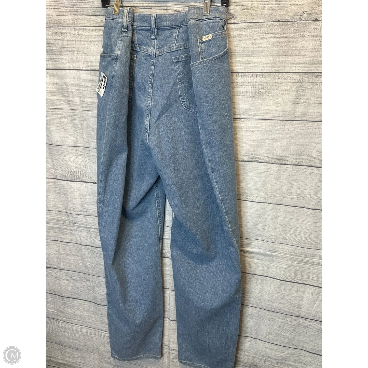 Jeans Straight By Riders In Blue Denim, Size: 24