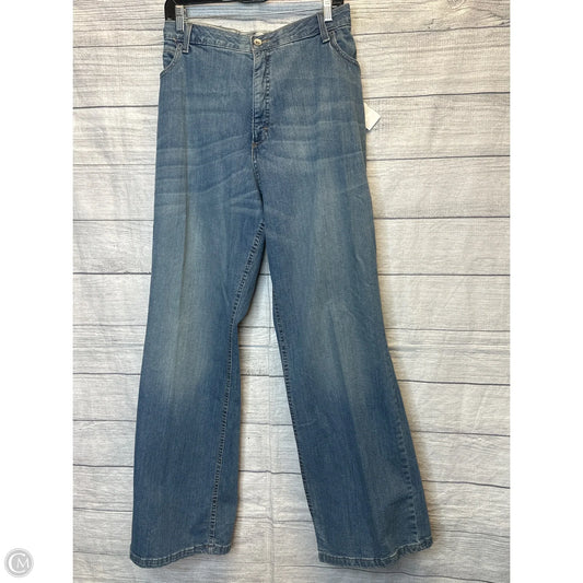 Jeans Wide Leg By Merona In Blue Denim, Size: 24