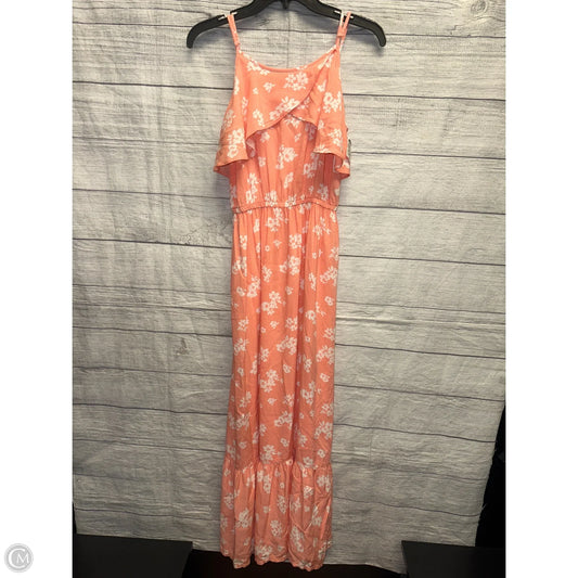 Dress Casual Maxi By Cmf In Pink & White, Size: Xs