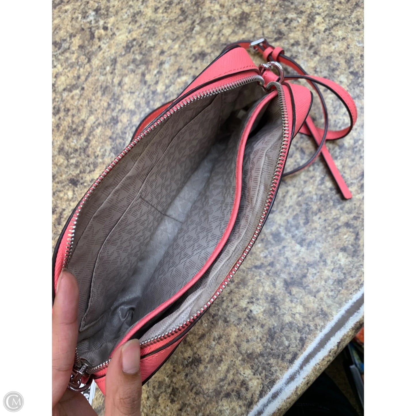 Crossbody Designer By Michael Kors, Size: Medium