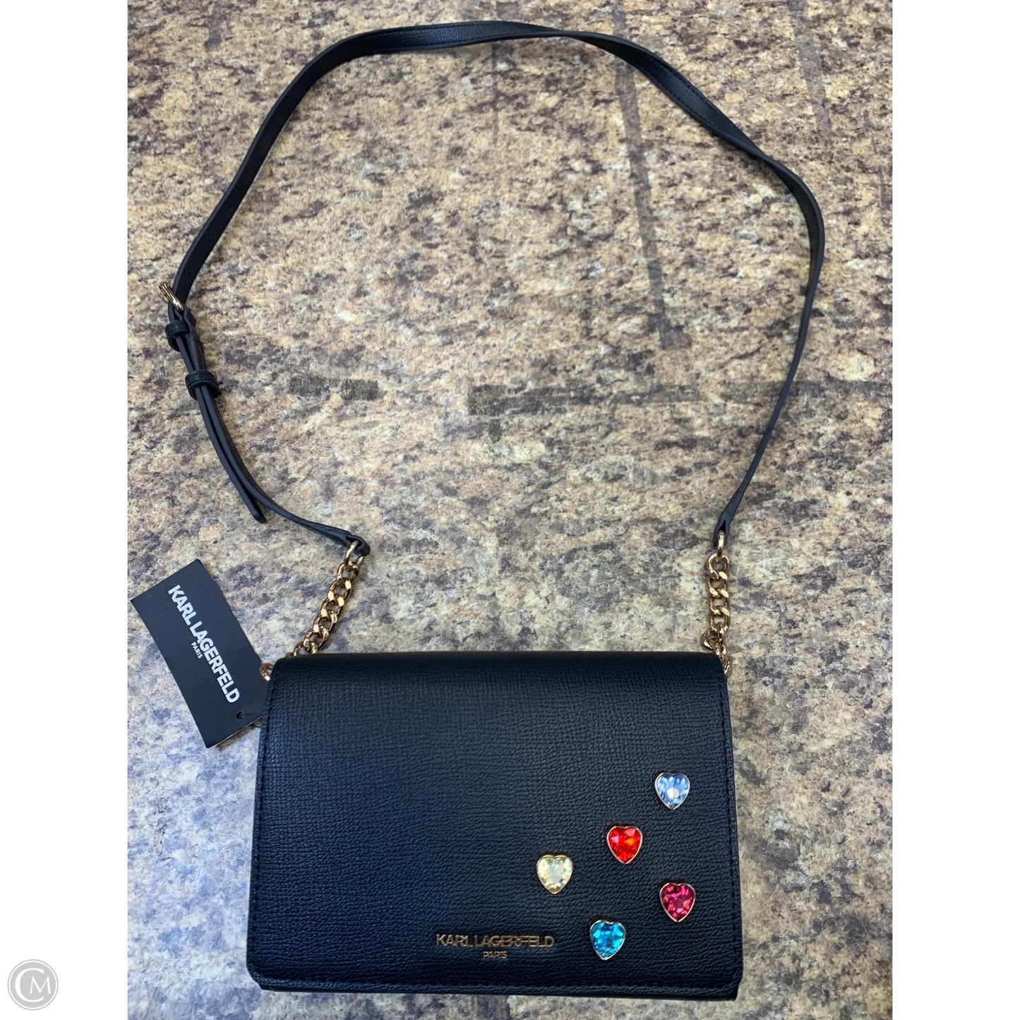 Crossbody Designer By Karl Lagerfeld, Size: Small