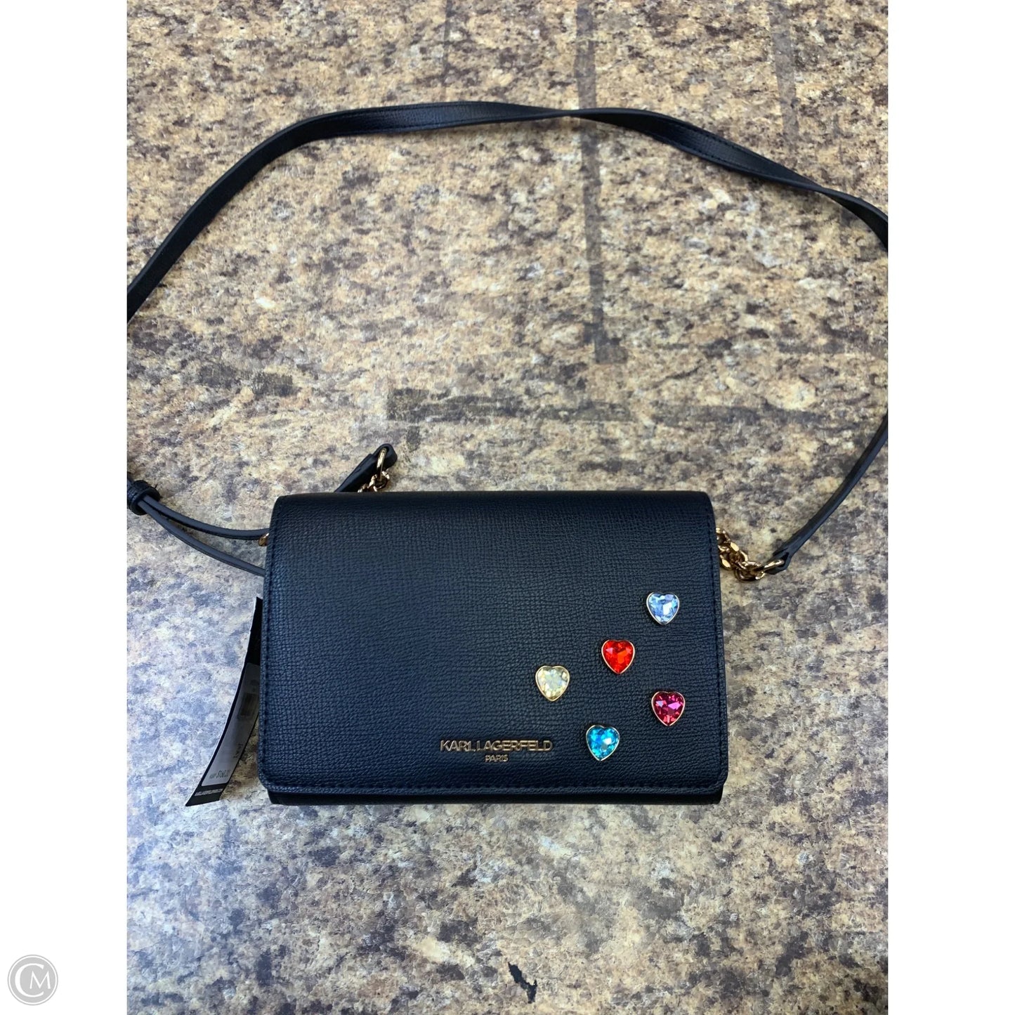 Crossbody Designer By Karl Lagerfeld, Size: Small