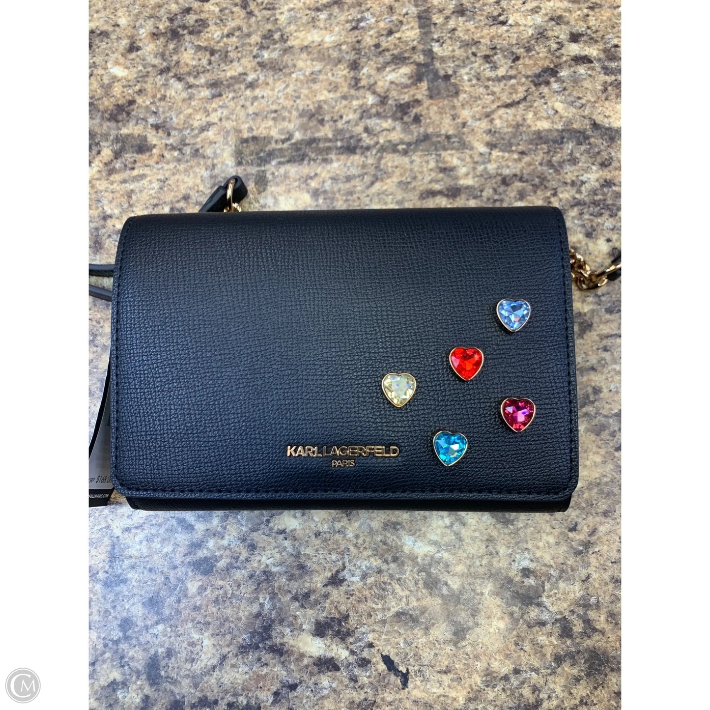 Crossbody Designer By Karl Lagerfeld, Size: Small