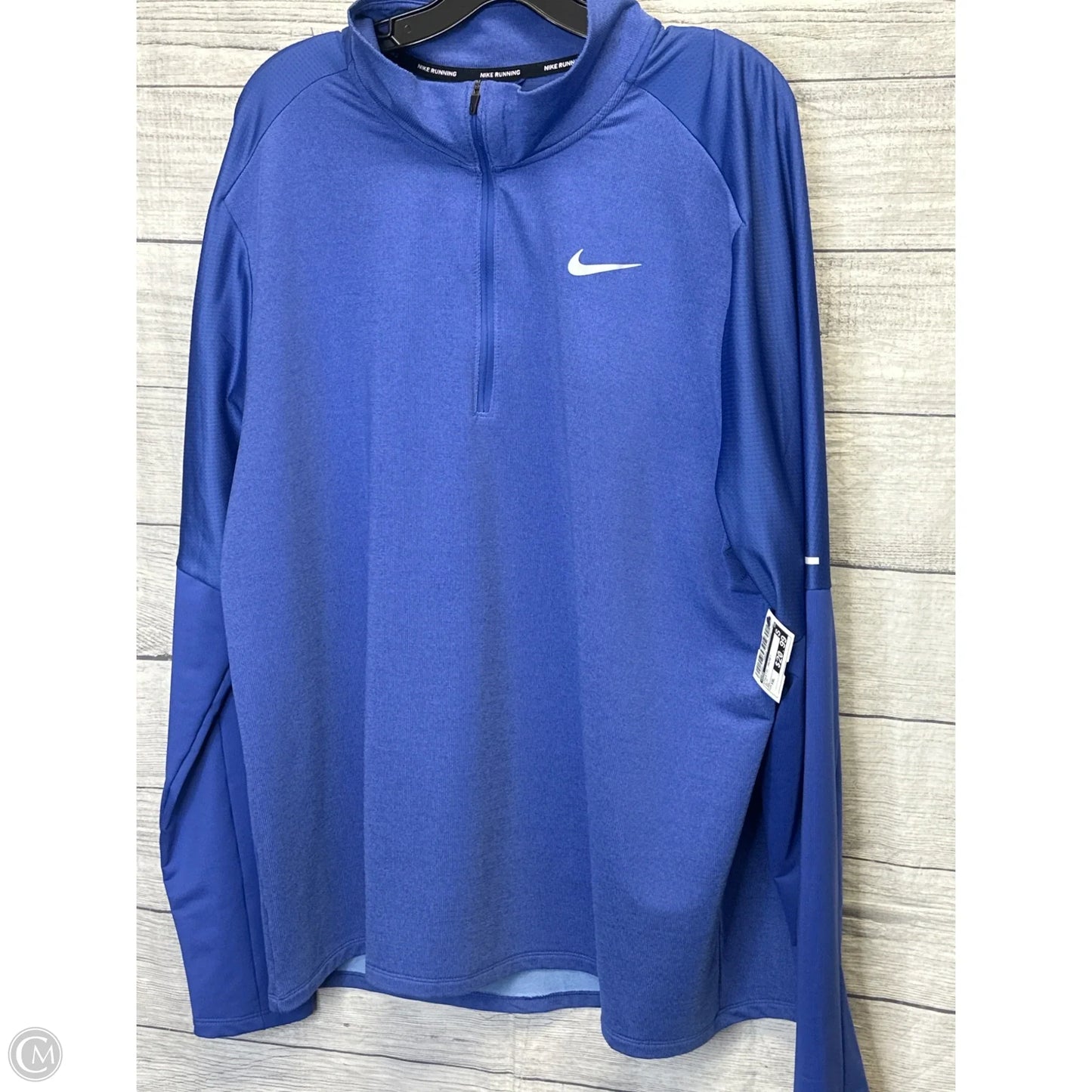 Athletic Jacket By Nike In Blue, Size: Xxl