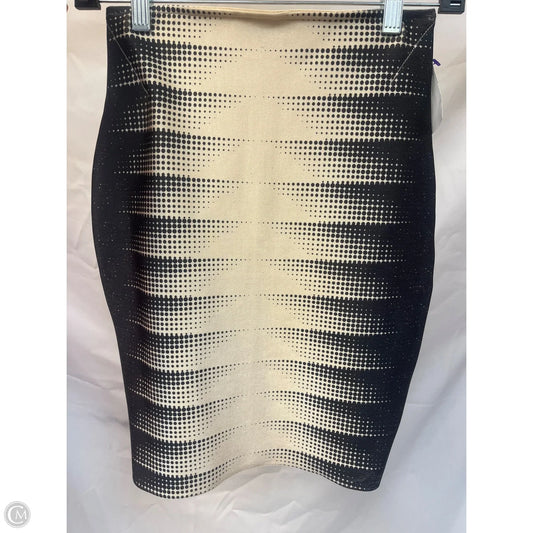 Skirt Midi By Cmf In Black & Cream, Size: S