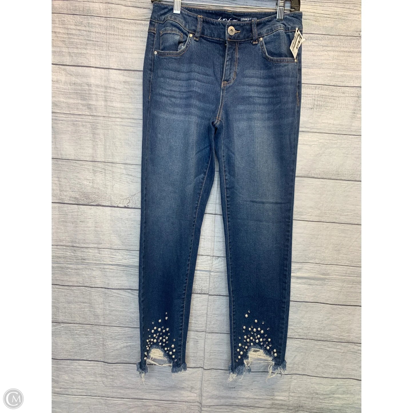 Jeans Straight By Inc In Blue, Size: 4
