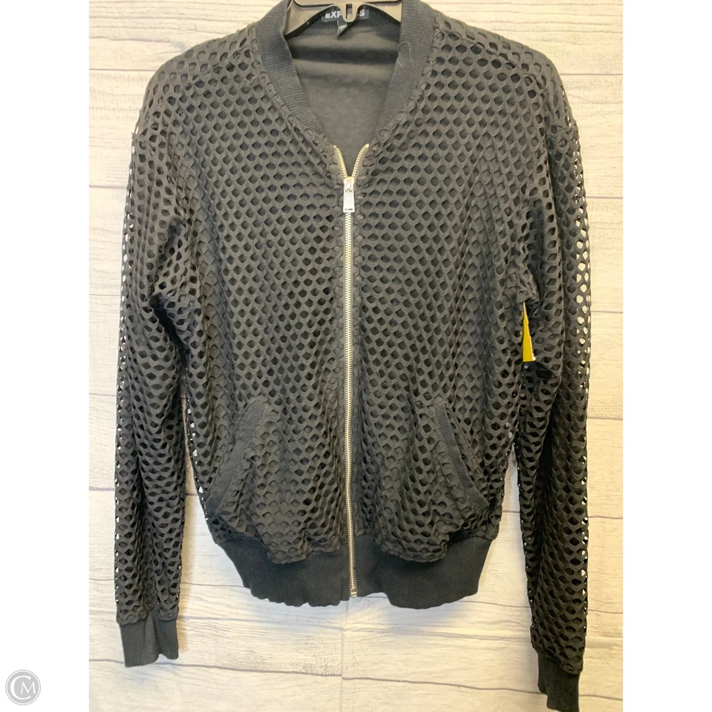 Jacket Other By Express In Black, Size: Xs