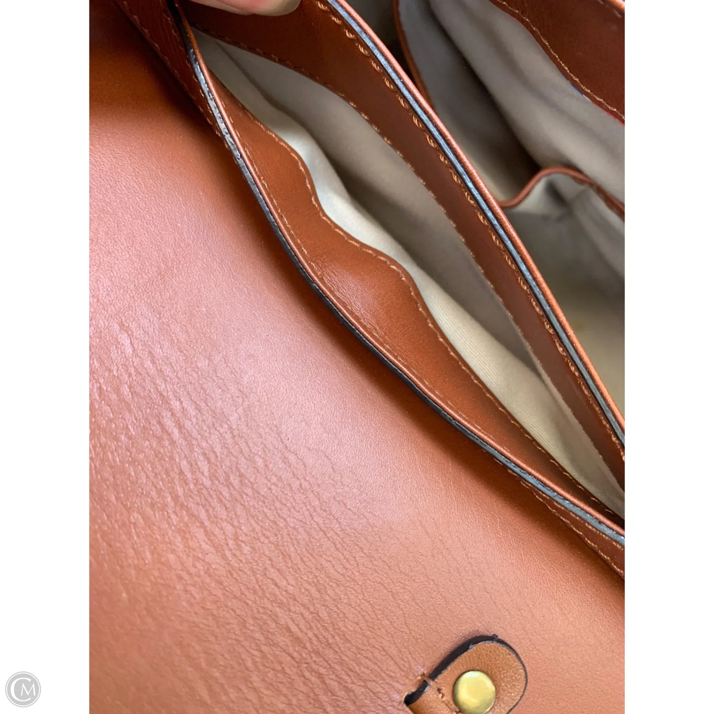 Handbag By Brooks Brothers, Size: Medium