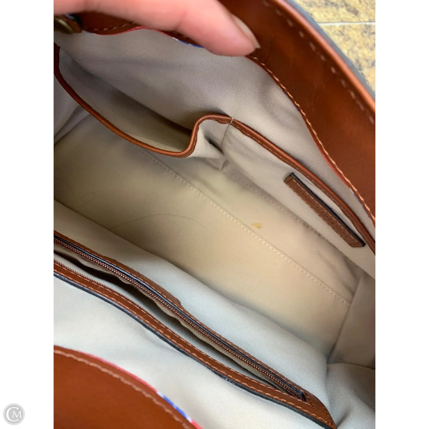 Handbag By Brooks Brothers, Size: Medium