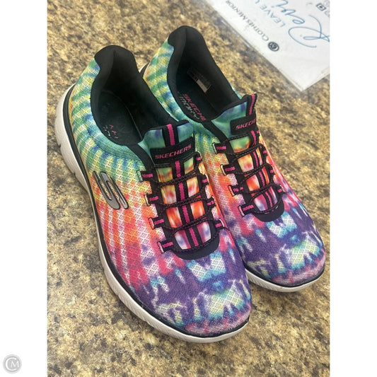 Shoes Athletic By Skechers In Multi-colored, Size: 8.5