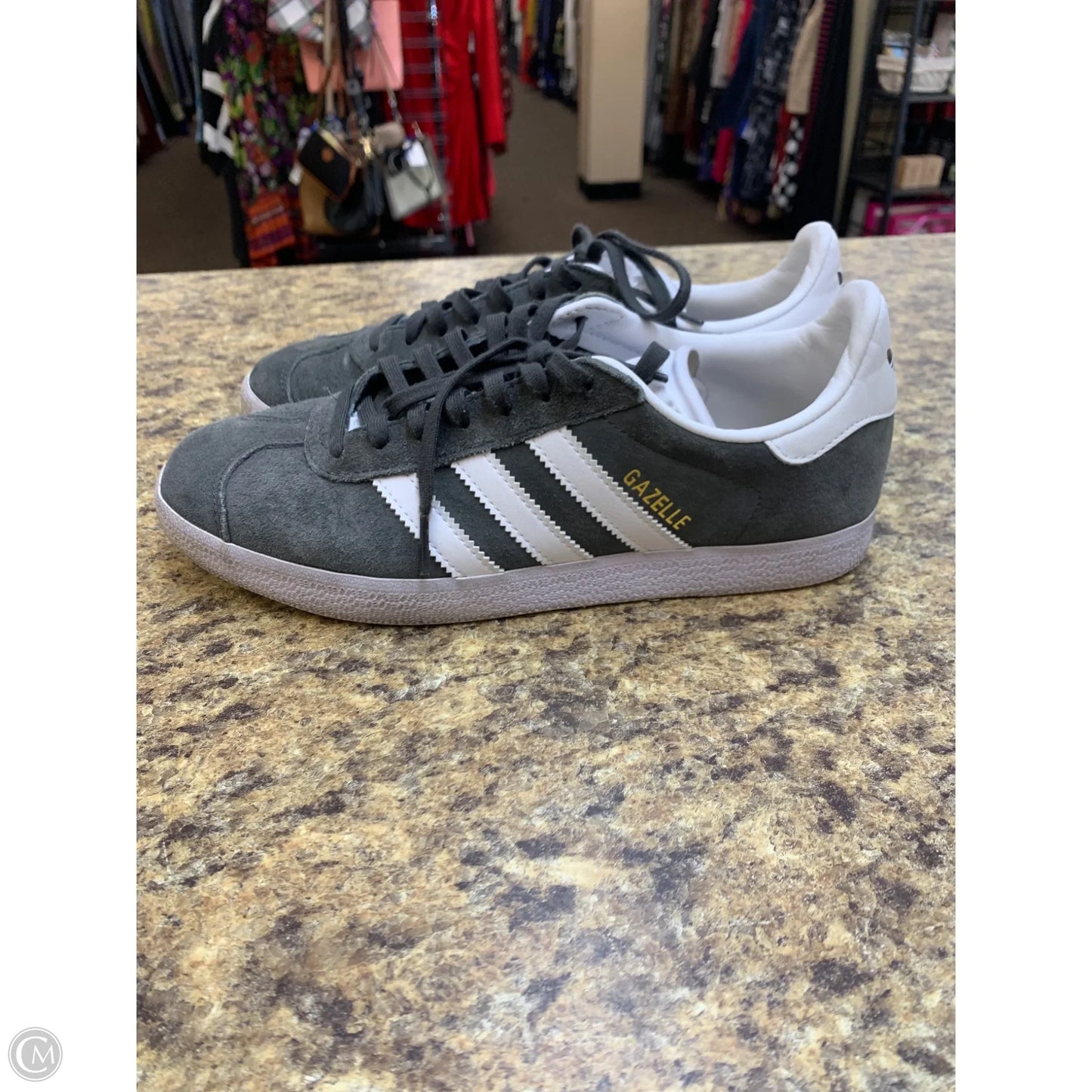 Shoes Sneakers By Adidas In Grey, Size: 7