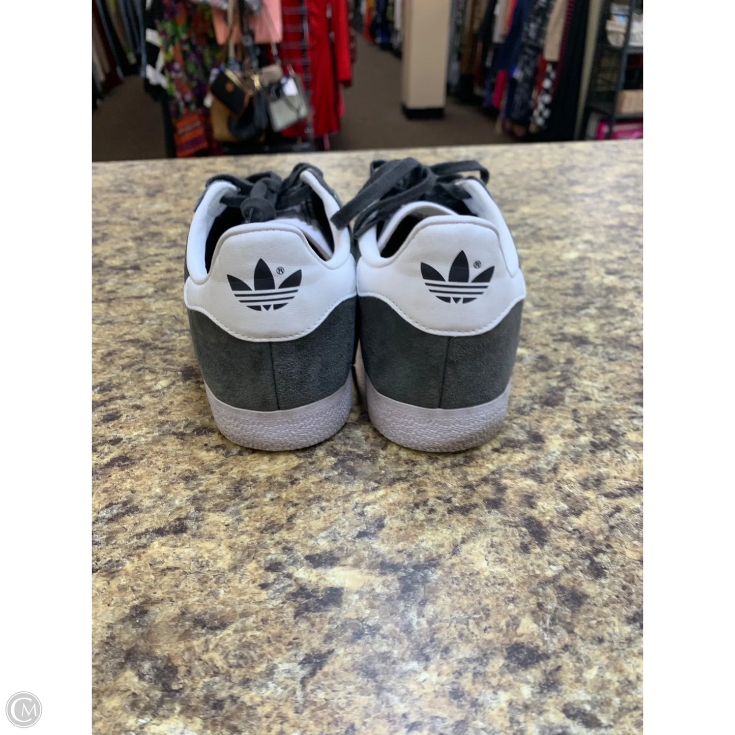 Shoes Sneakers By Adidas In Grey, Size: 7