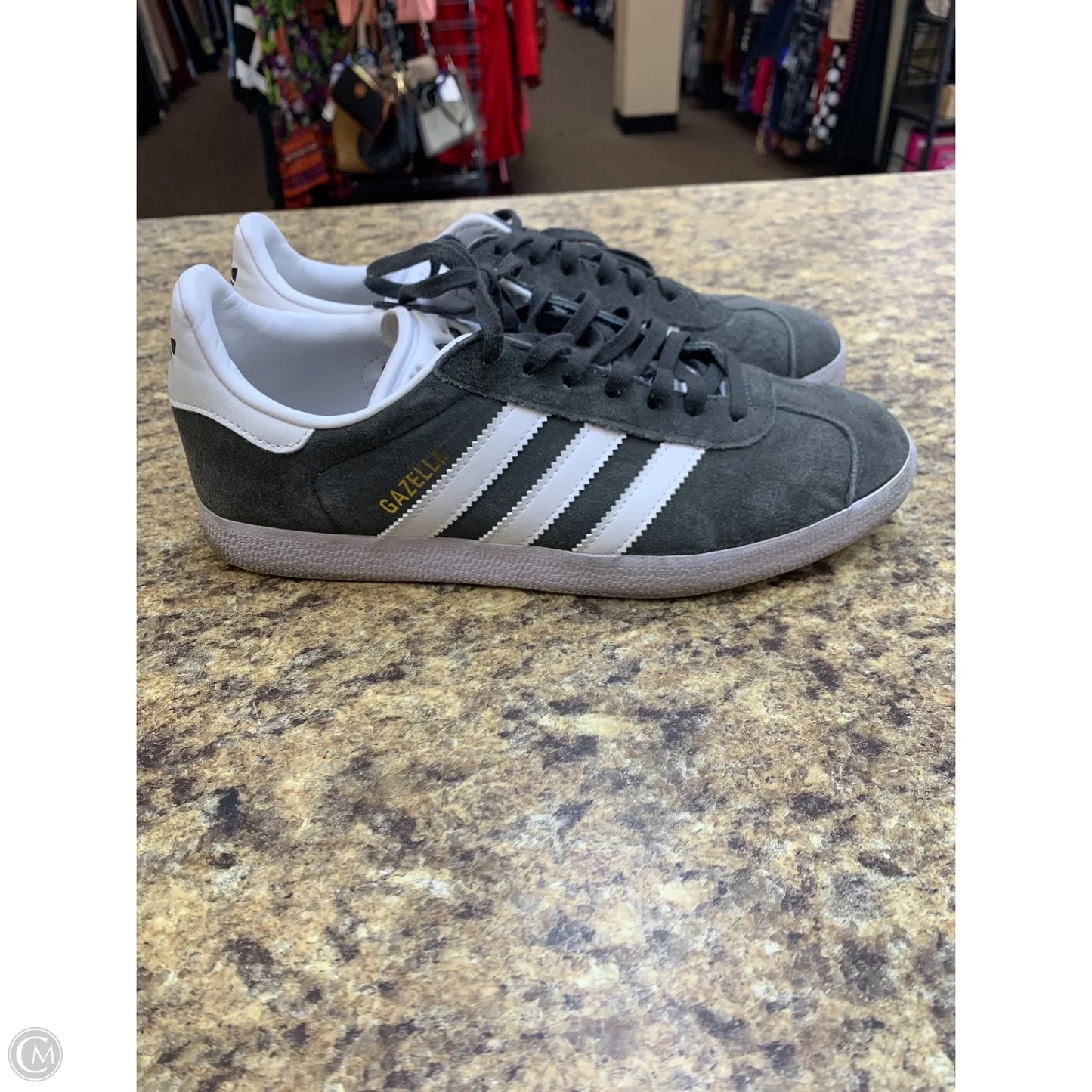Shoes Sneakers By Adidas In Grey, Size: 7
