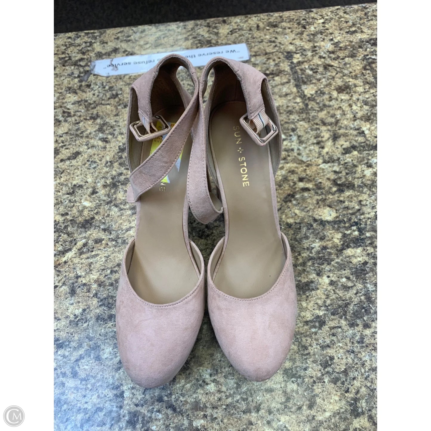 Shoes Heels Block By Cmf In Pink, Size: 9.5