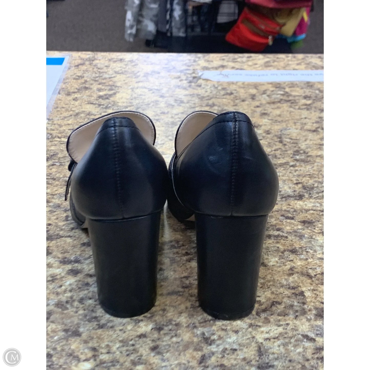 Shoes Heels Block By Marc Fisher In Black, Size: 9