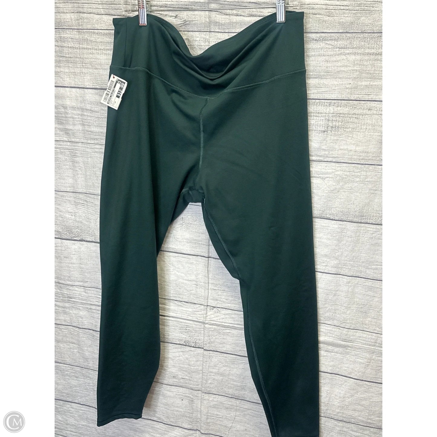 Athletic Leggings By Balance Collection In Green, Size: 1x
