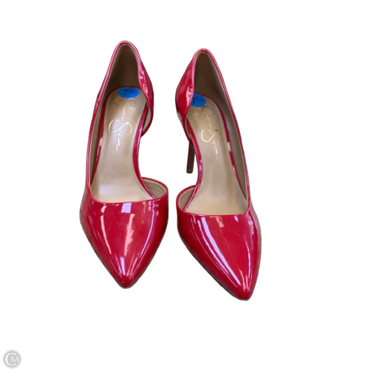 Shoes Heels Stiletto By Jessica Simpson In Red, Size: 7.5