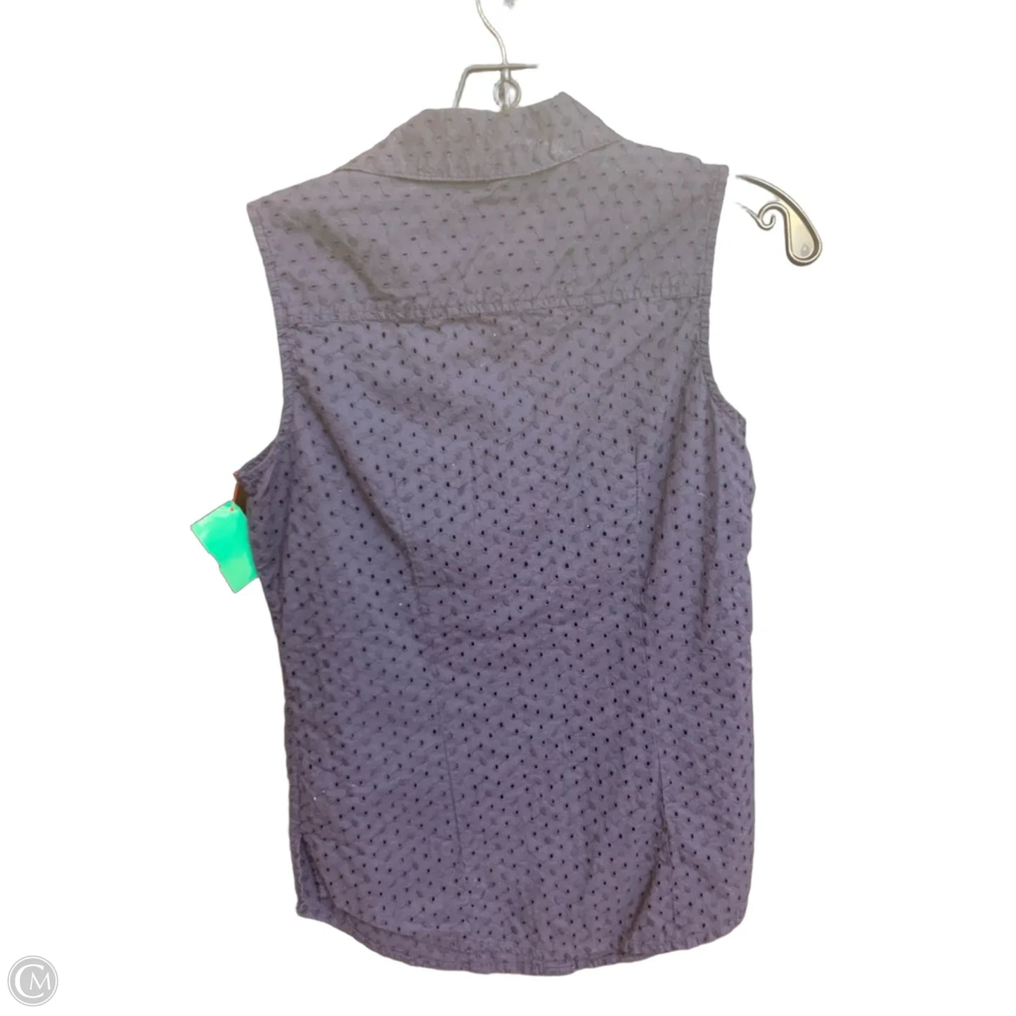 Top Sleeveless By Croft And Barrow In Blue, Size: Xs