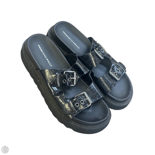 Shoes Flats By Princess Polly In Black, Size: 8