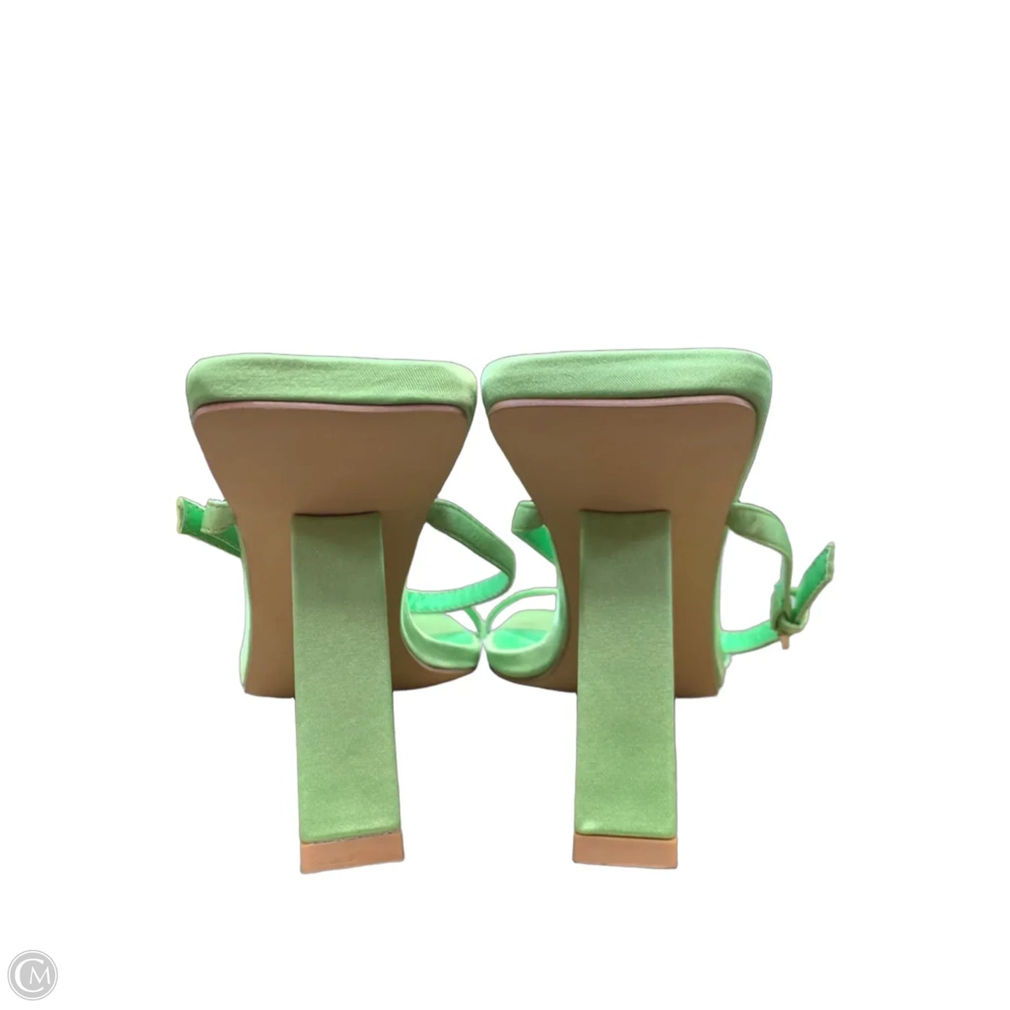 Shoes Heels Wedge By Cmf In Green, Size: 11