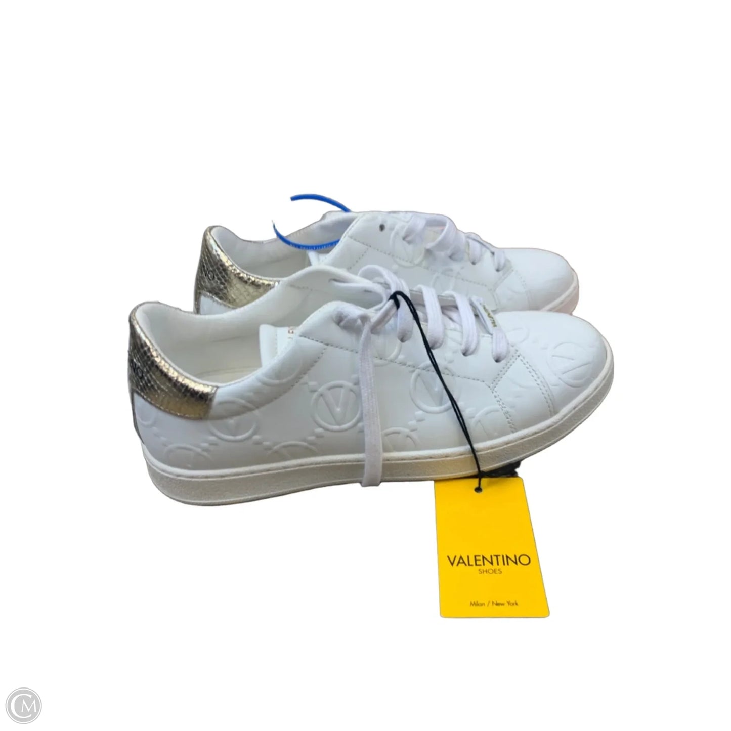 Shoes Designer By Valentino-mario In White, Size: 7.5