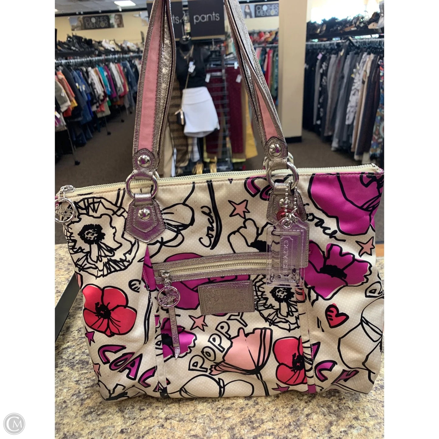 Handbag Designer By Coach, Size: Large