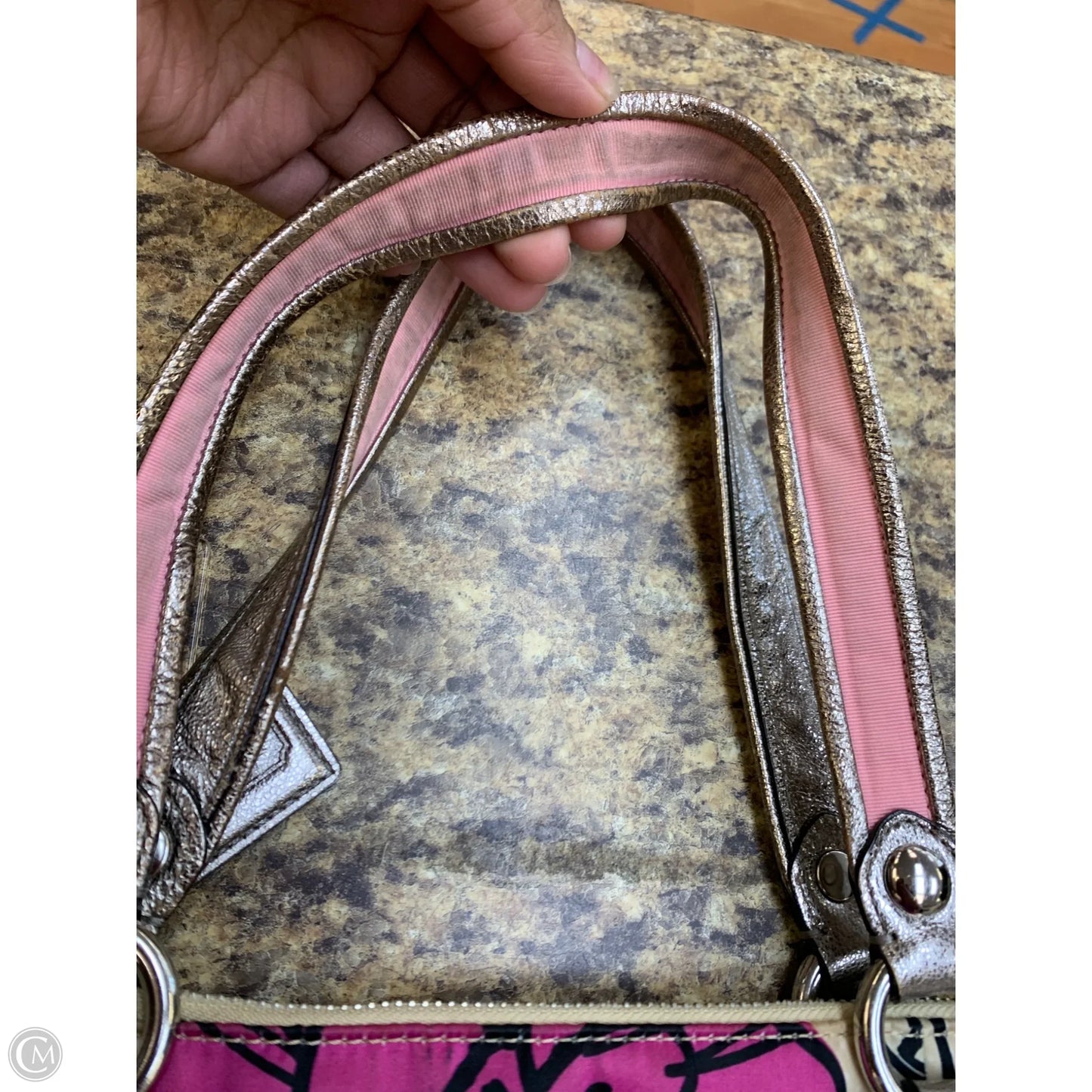 Handbag Designer By Coach, Size: Large