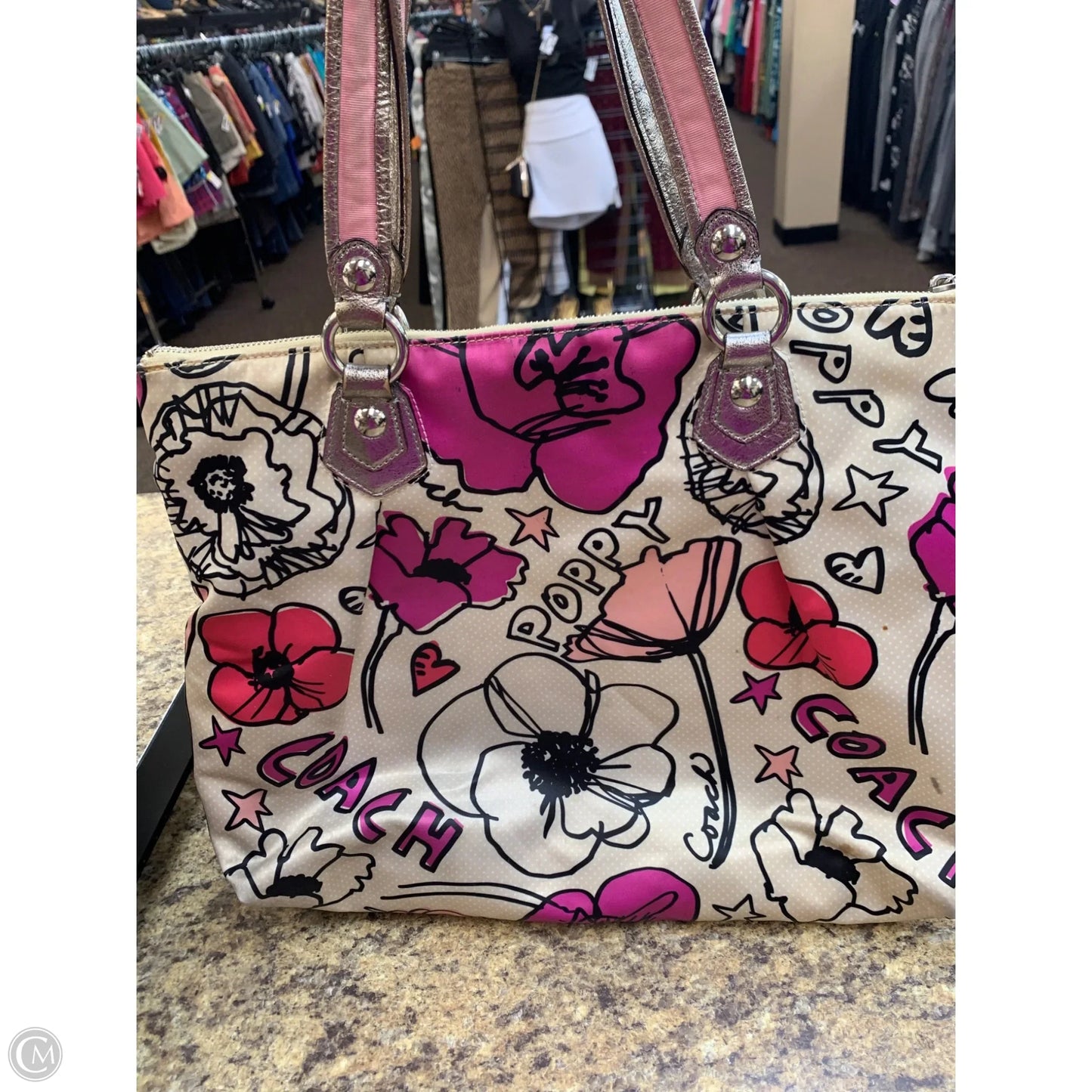 Handbag Designer By Coach, Size: Large