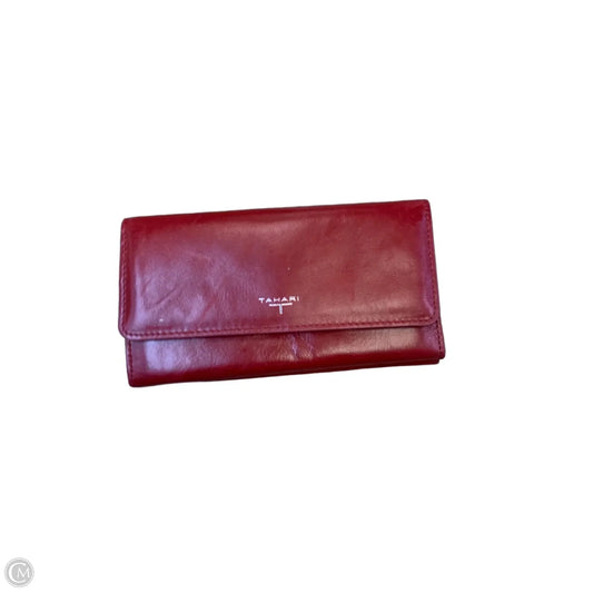 Wallet Leather By Tahari, Size: Medium