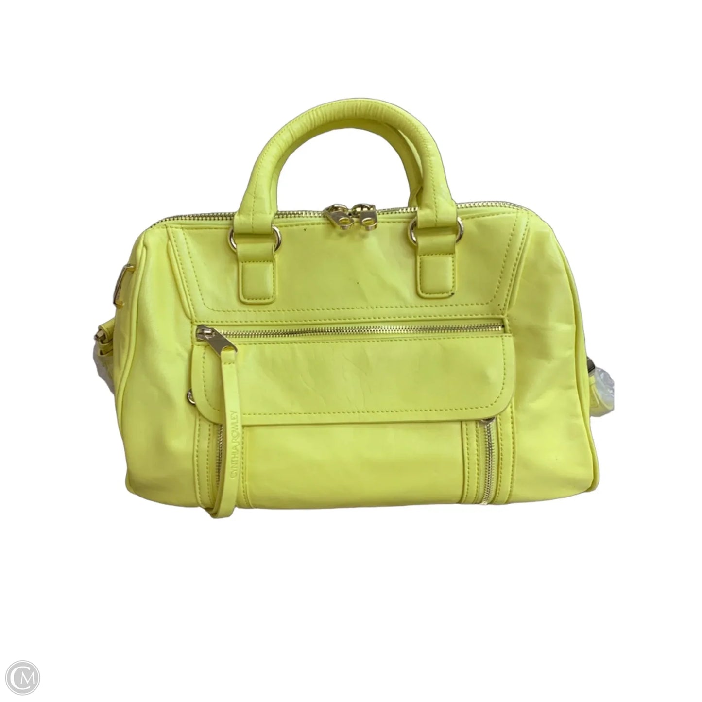 Handbag Leather By Cynthia Rowley, Size: Large