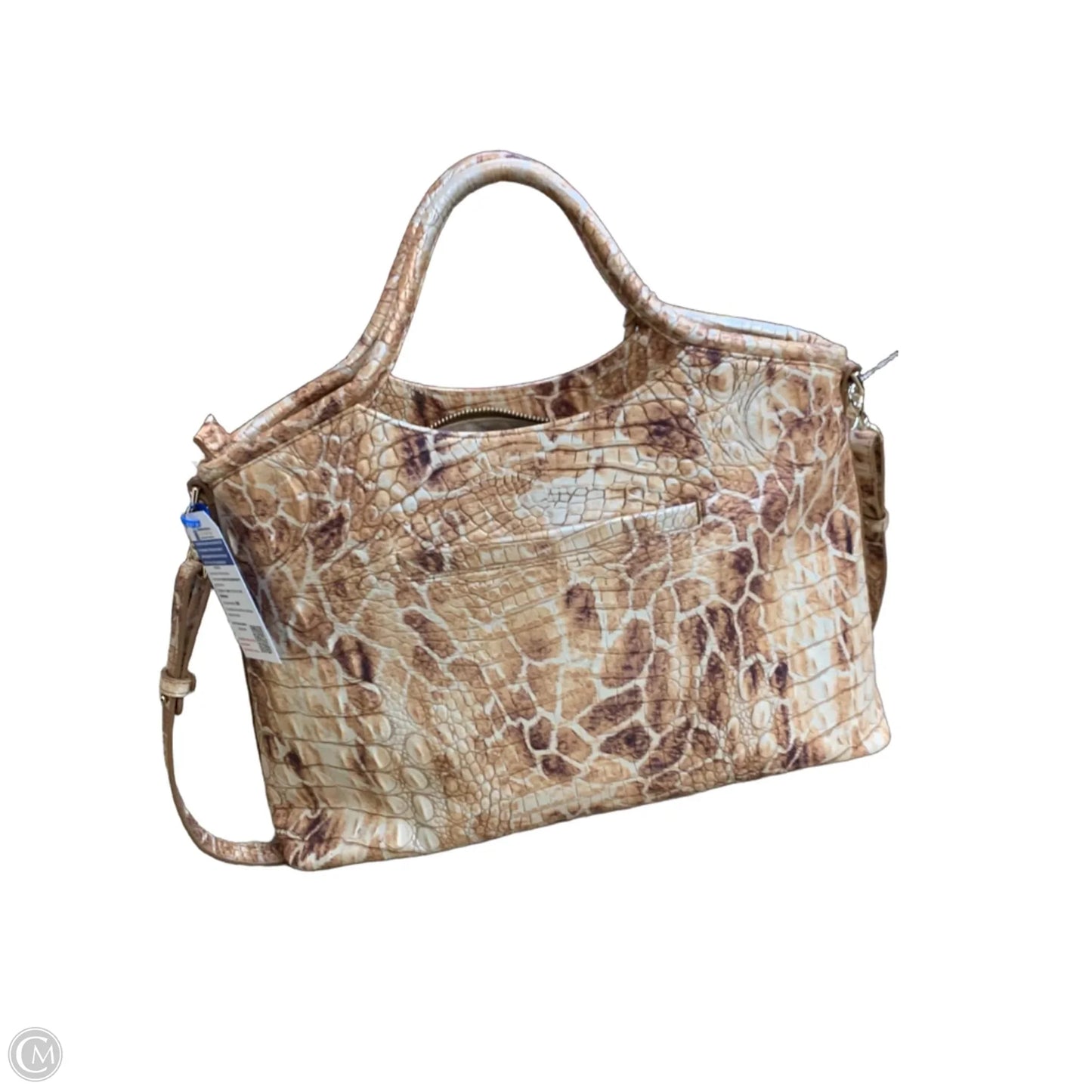 Handbag Designer By Brahmin, Size: Large
