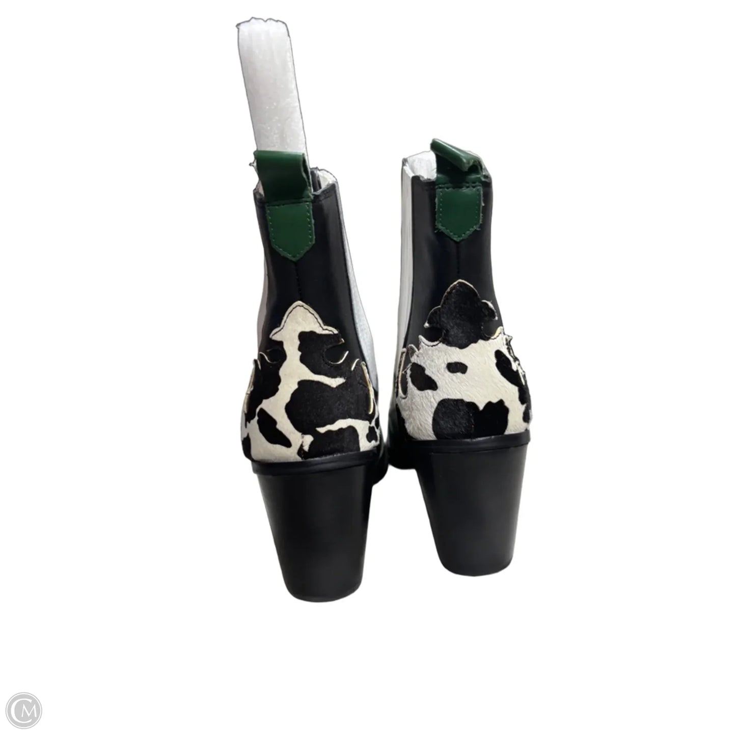 Boots Western By Steve Madden In Black & Green, Size: 9.5