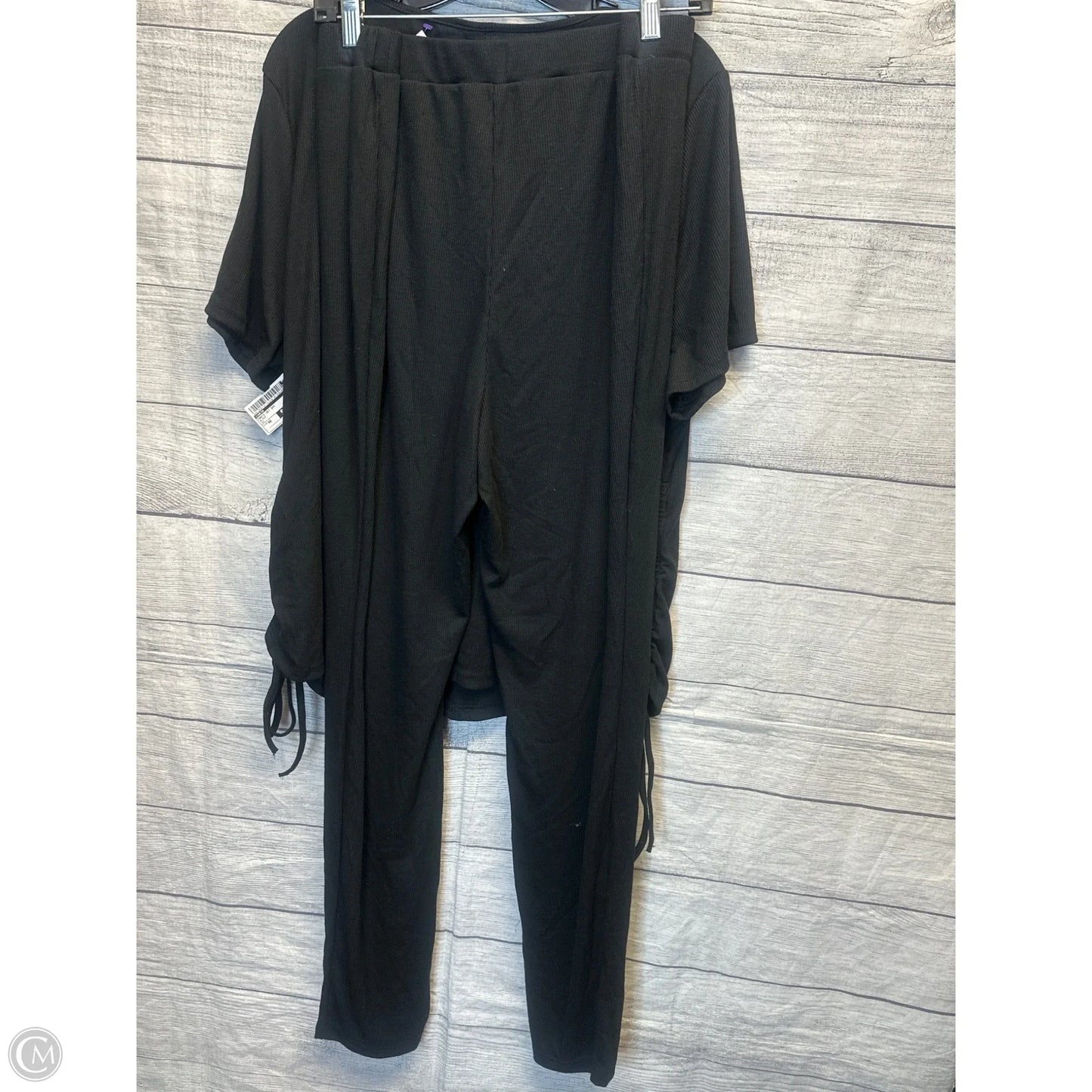 Pants Set 2pc By Shein In Black, Size: 4x