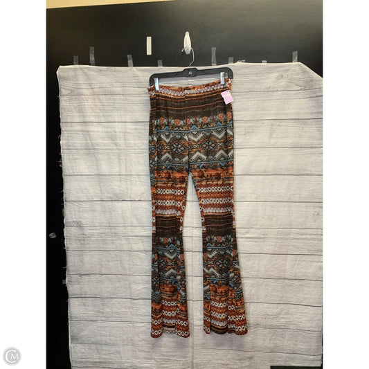 Pants Leggings By New Directions In Brown & Tan, Size: L