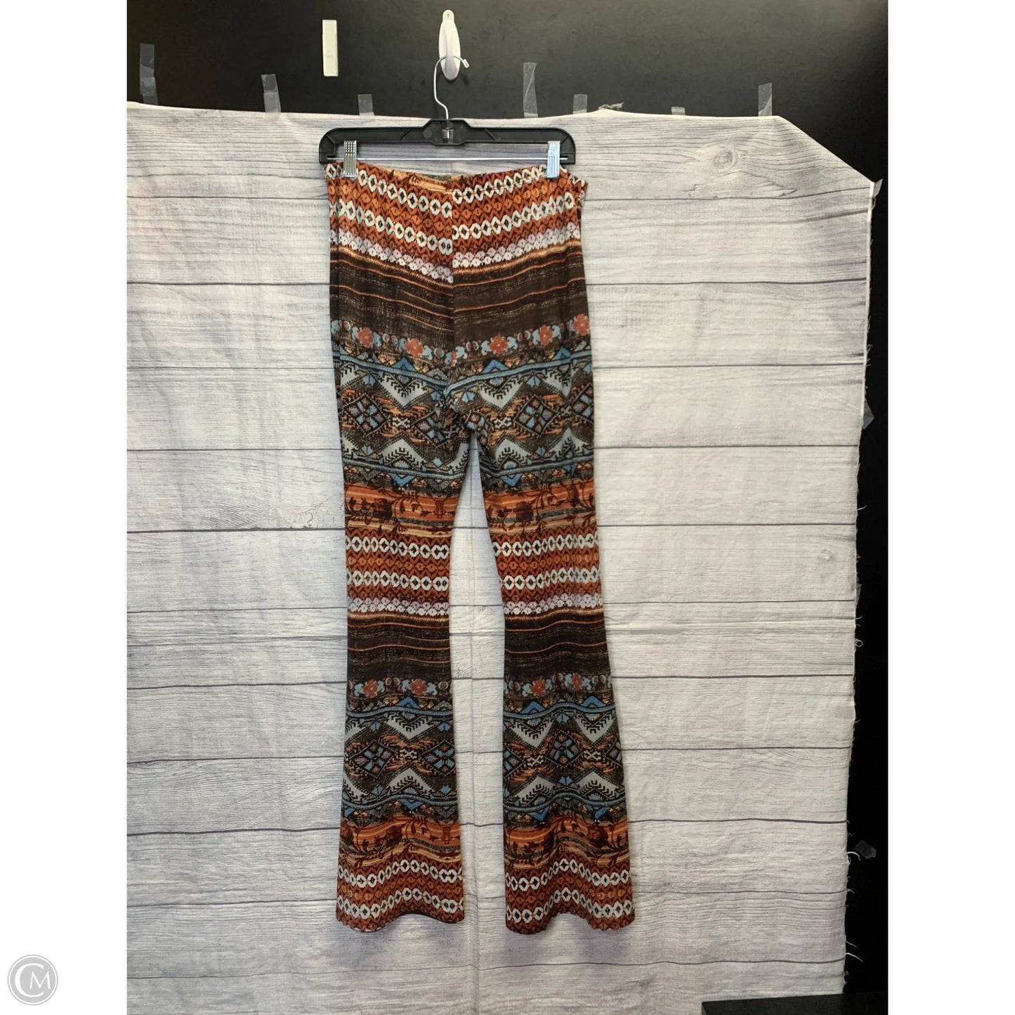 Pants Leggings By New Directions In Brown & Tan, Size: L