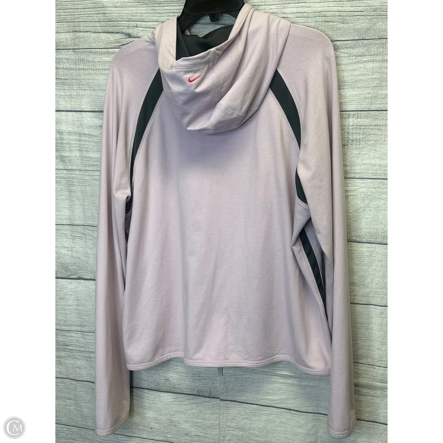 Athletic Jacket By Nike In Purple, Size: Xl