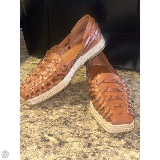 Sandals Flats By Sam And Libby In Tan, Size: 8.5