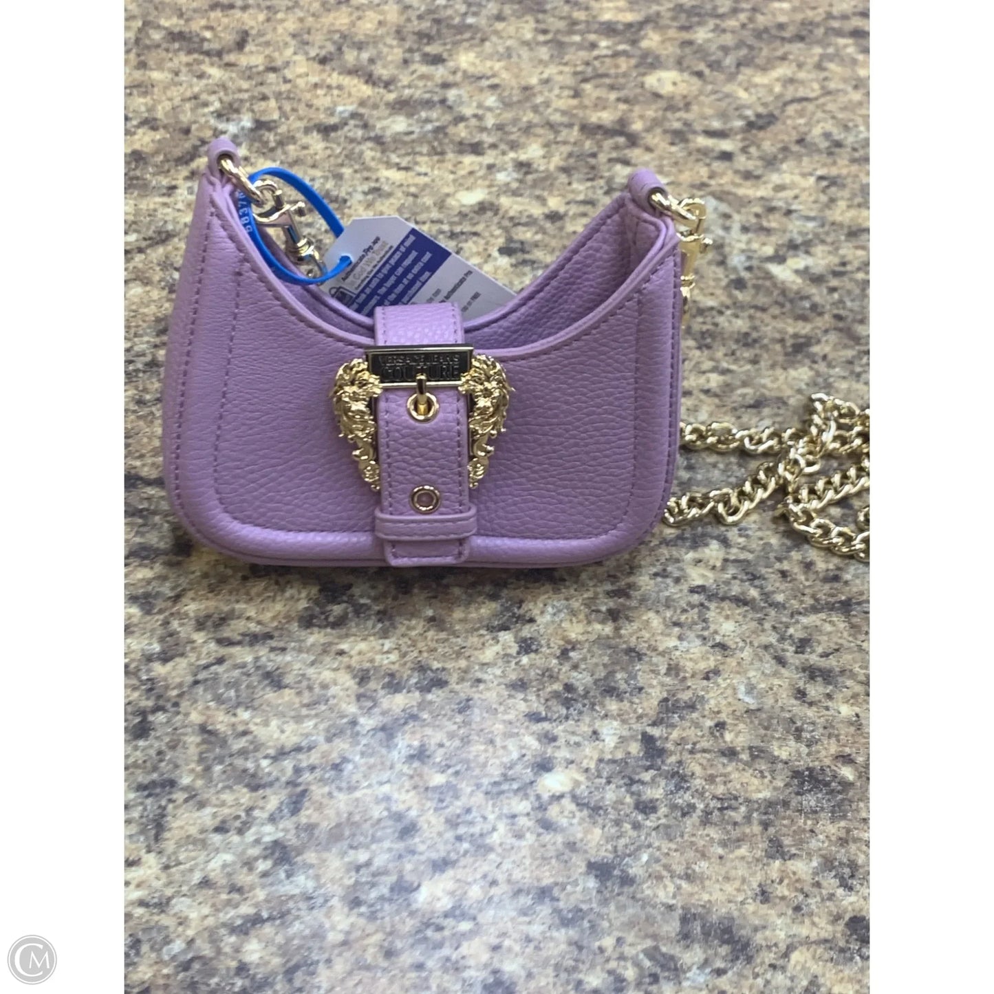 Handbag Luxury Designer By Versace, Size: Small