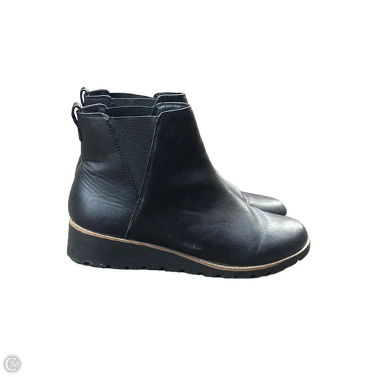 Boots Ankle Flats By St Johns Bay In Black, Size: 11