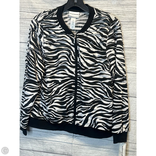 Jacket Other By Alfred Dunner In Zebra Print, Size: 8p